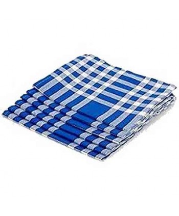 Pack 12 serviettes de table bleu